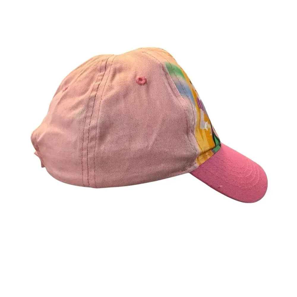 Disney Princess Youth Pink Adjustable Baseball Hat Cap Moana Belle Mulan Jasmine